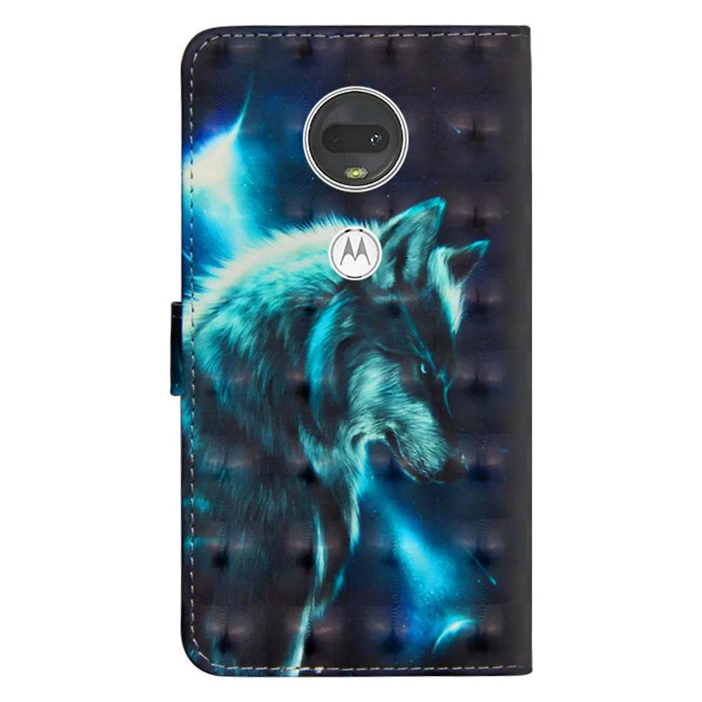 Чехол-книжка с 3D рисунком для Motorola Moto G 7 G7 Plus стильный чехол-книжка телефона Play Power