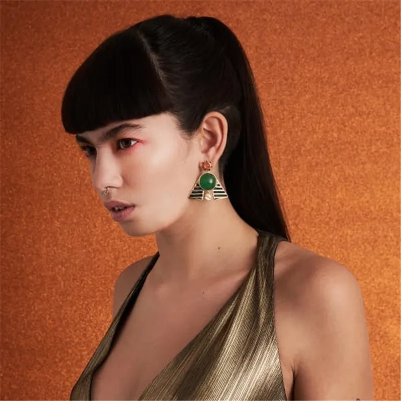 Модные новые женские ювелирные изделия простые серьги милые темпераментные