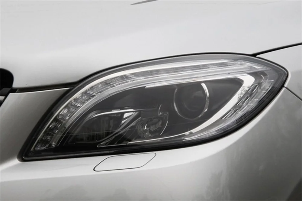 Для Mercedes-Benz W166 ML300 ML350 ML400 ML450 ML500 2012 2013 Автомобильные фары прозрачные линзы Авто оболочка Крышка