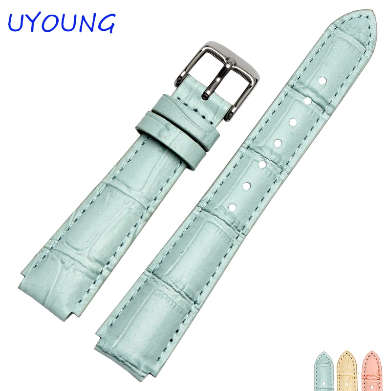 18 мм качественный модный ремешок для часов из натуральной кожи Женские
