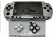 Silver Полный корпус чехол для psp 2000 psp 2000, замена основного корпуса для psp 2000, черный, синий, белый, красный, кристалл и т. д - Цвет: Silver