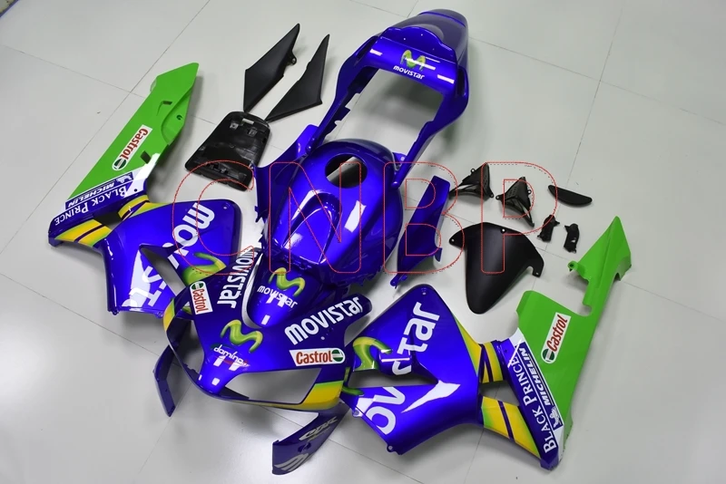 Abs обтекатель CBR 600 RR 2003 2004 movistar Обтекатели CBR600 обтекатели 04 без краски|Полные