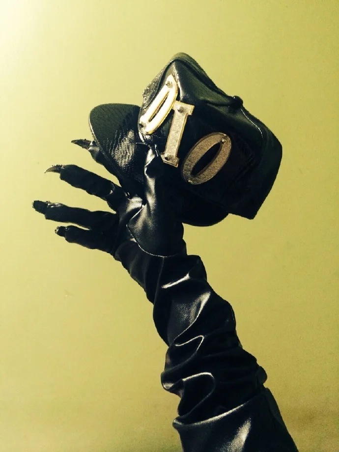 Чёрная кожаная шляпа для косплея брендо Дио невероятные приключения Джоджо |