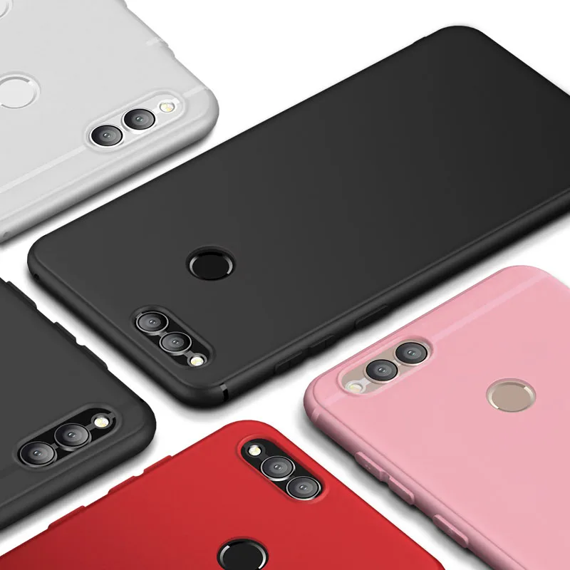 Матовый ТПУ чехол для Huawei Y6 Prime 2018 Y5 P20 P10 Plus Mate 10 Lite Honor 9 7C 7A Pro 7X 8X P Smart мягкие