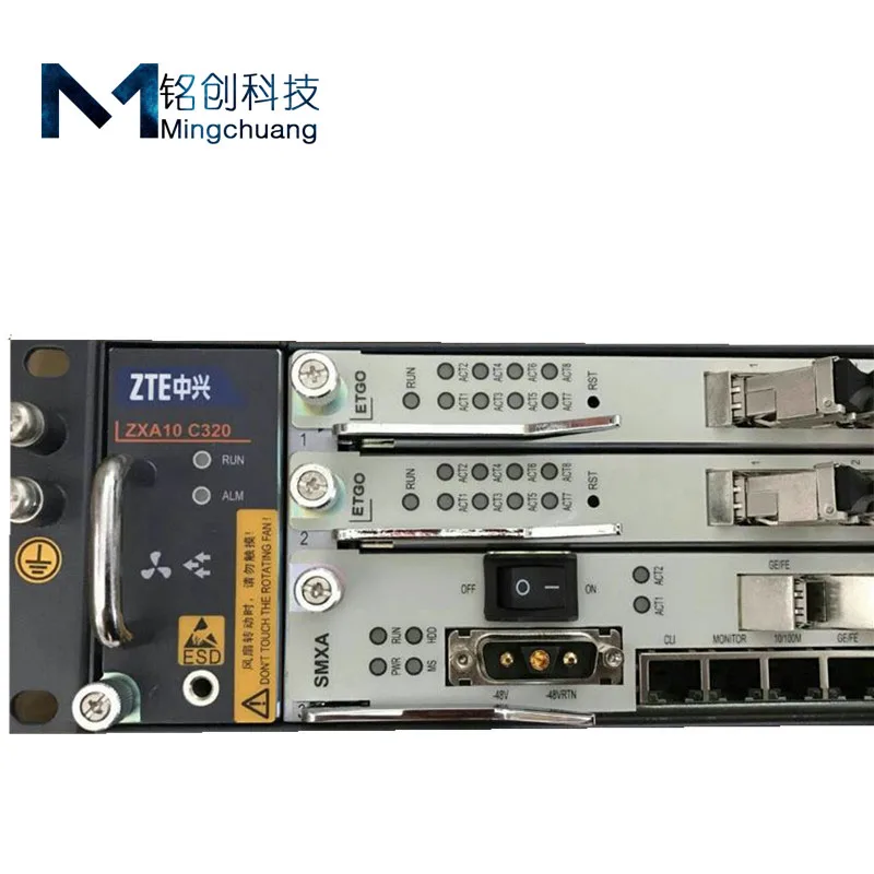 Оригинальное оптическое линейный терминал оборудование ZTE ZXA10 C320 OLT с 1 * карта SXMA