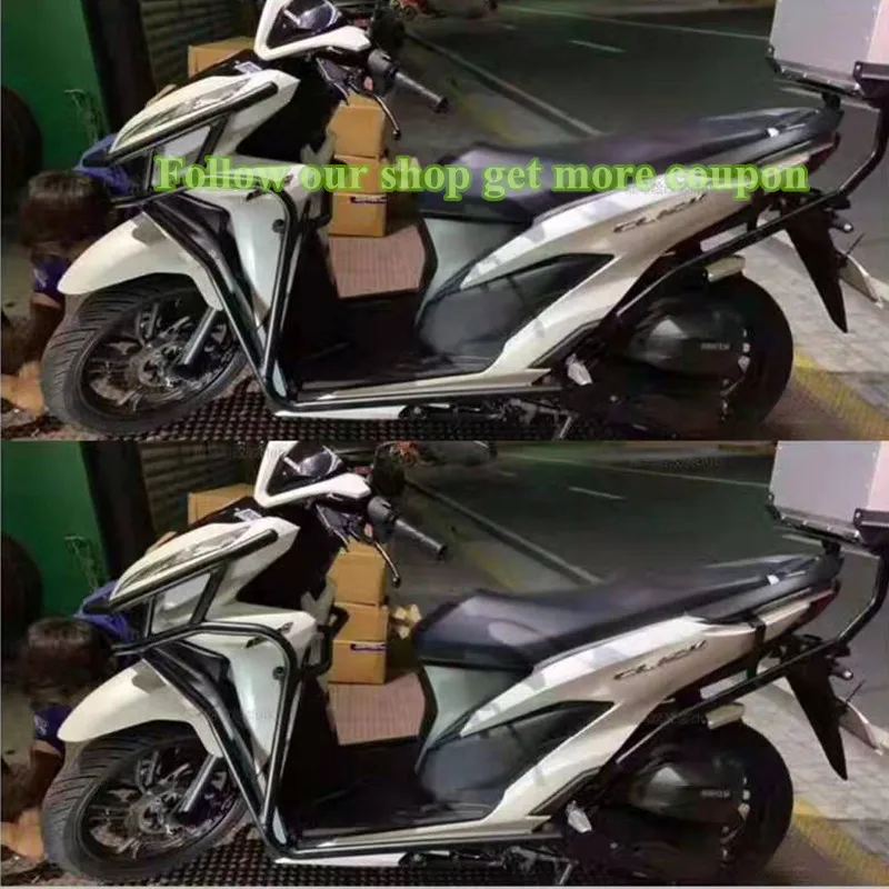 Модифицированная мотоциклетная Защитная боковая защита Бампера Для Honda click 125i 150i