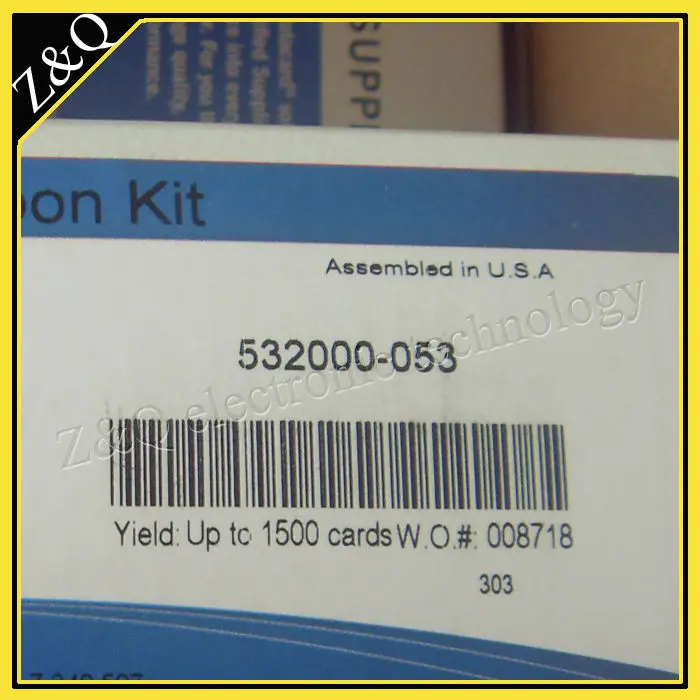 Черная лента Datacard 532000 053 для использования с карточным принтером datacard SD260 и