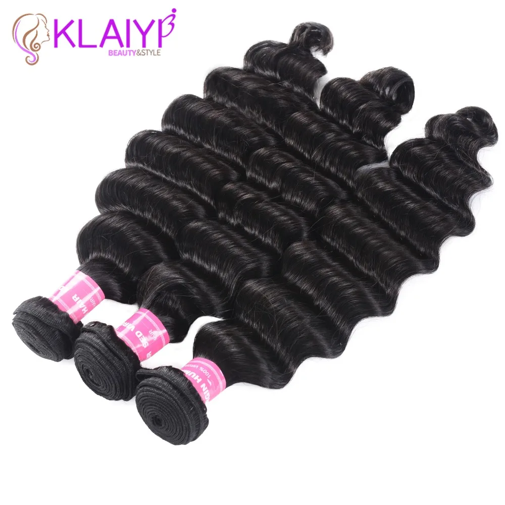 Волосы прямые волосы бразильские свободные глубокая волна пряди 12 26 дюймов Remy 100%