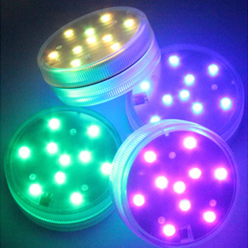 2 предмета светодиодные свечи Водонепроницаемый Tealight дистанционного Управление