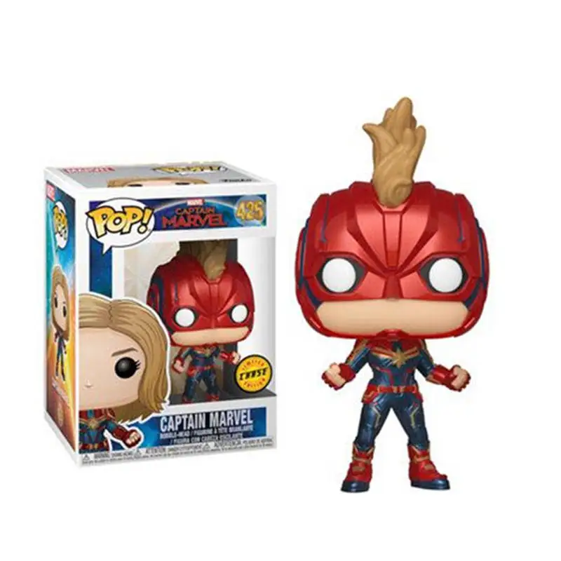 Funko pop Мстители 4: Endgame капитан Марвел Виниловая фигурка Коллекционная модель