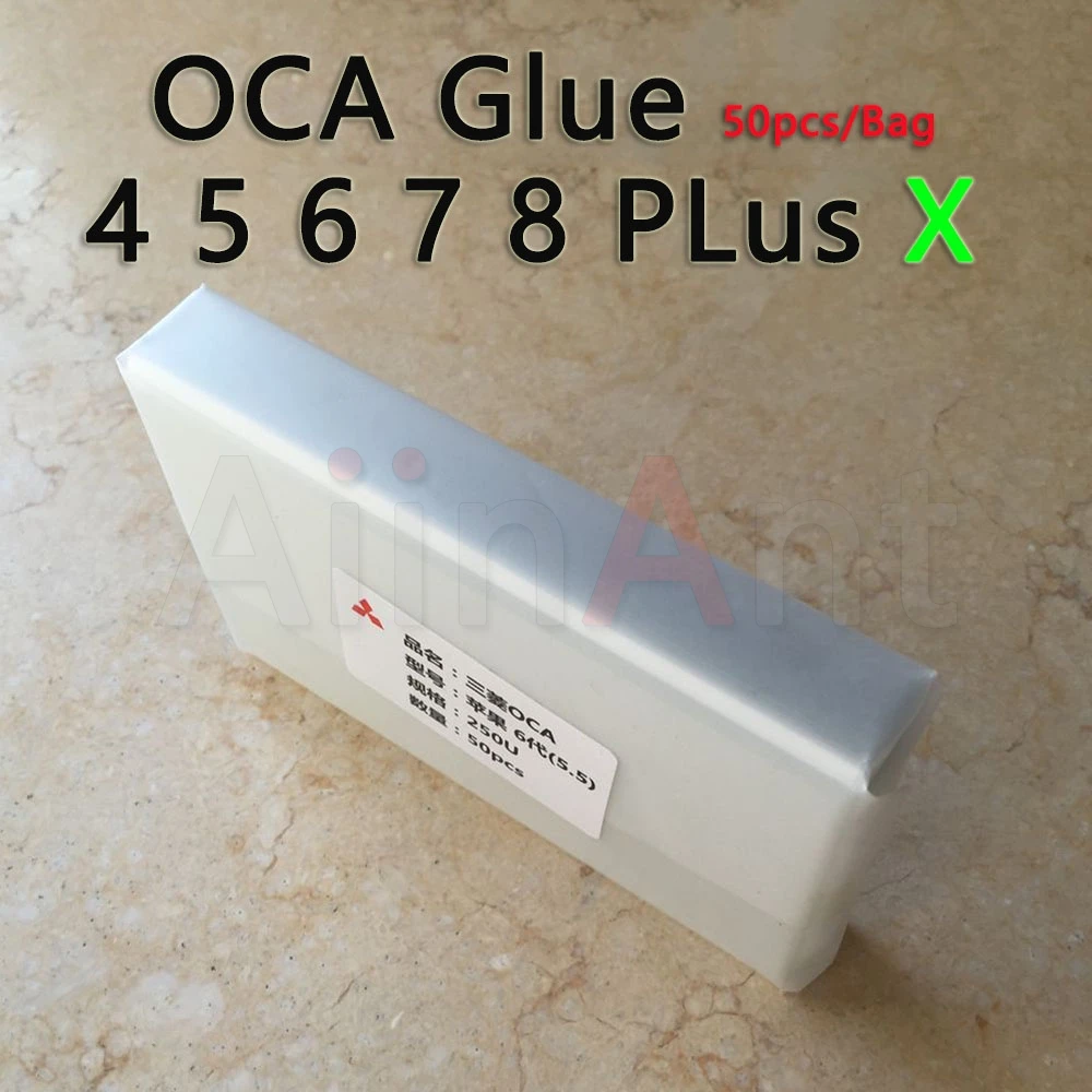 Прозрачную клейкую пленку для iPhone 4 4s 5 5s 6 6s 7 8 plus X 6G 7G 8G сенсорный экран Стекло