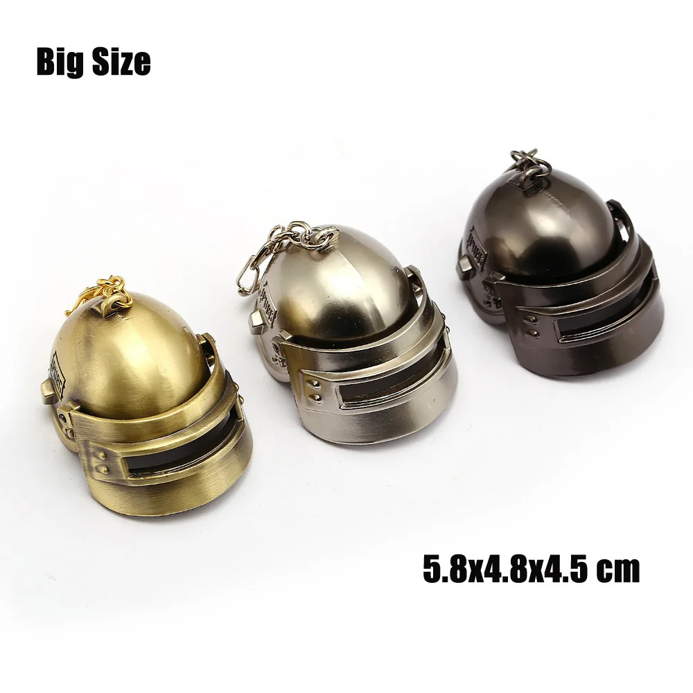 Брелок Playerunknown's Battlegrounds с 3d подвеской в виде шлема большого уровня|key ring holder|keychain