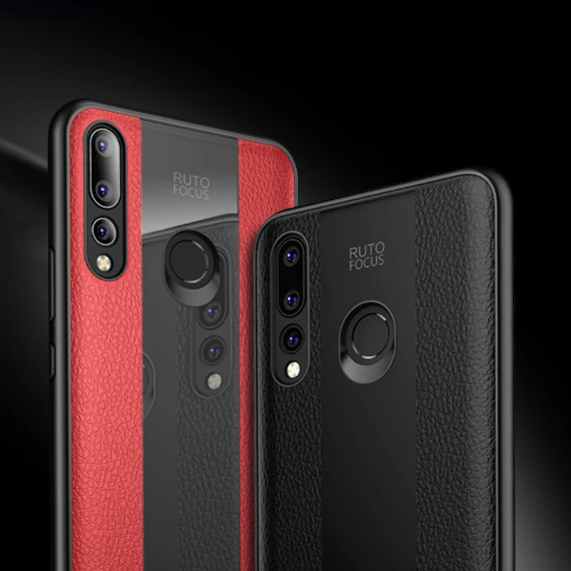 Чехол Toraise для huawei Nova 4 роскошный бизнес Ретро силиконовый чехол с окантовкой из