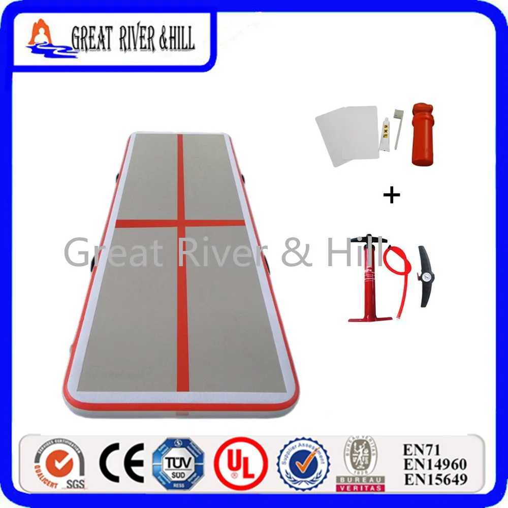 

Great river & hill gymnastics mat air track durable high quality with 2 years warranty with size 3m x1m x10cm