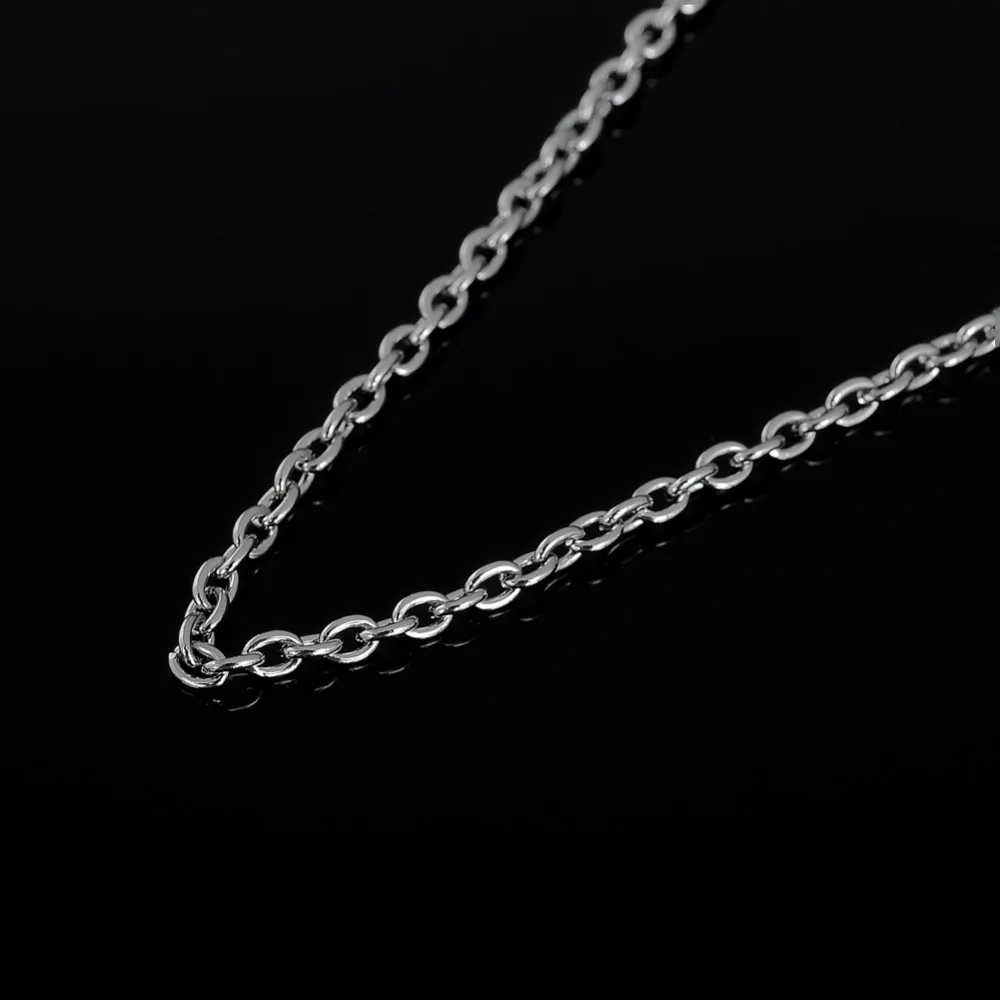 LIKGREAT Золотая Серебряная цветная звеньевая цепочка ожерелье для DIY ювелирных