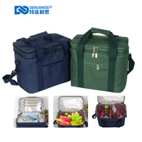 big picnic shoulder bag basket outdoor cooler insulated box self driving tour travel camping picnic bag gi borsa frigo a096