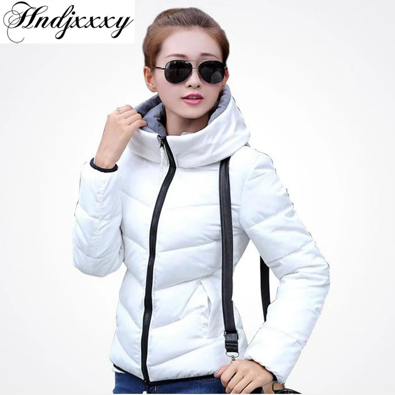 Женская Стеганая куртка Hndjxxxy короткая приталенная на осень и зиму 2019|winter jacket