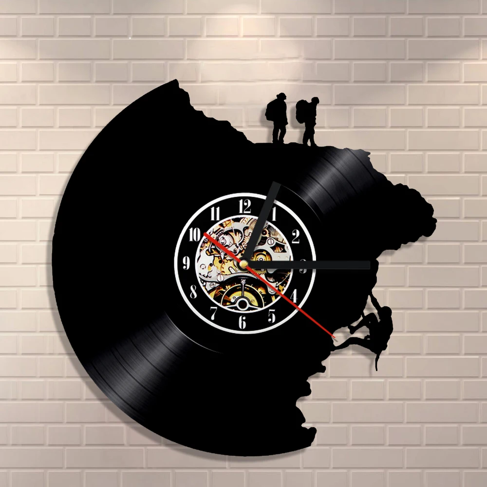 Супер крутые 3D Декоративные цифровые художественные часы винтажные виниловые