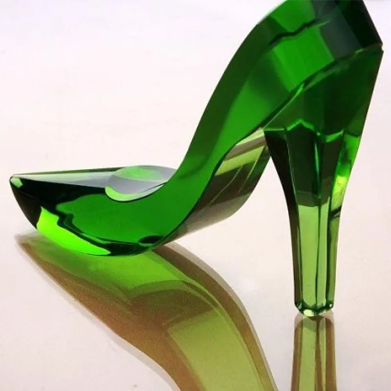 Лидер продаж простая стеклянная ТУФЕЛЬКА ЗОЛУШКИ в скандинавском стиле