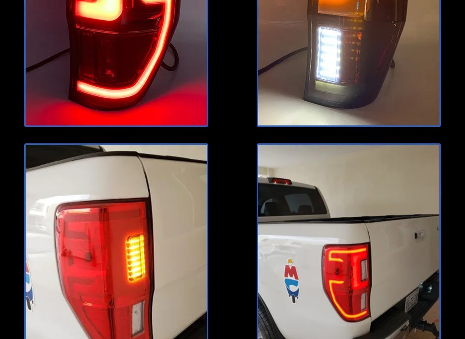 AKD Тюнинг автомобилей задний светильник s для Ford Ranger- задний светильник s светодиодный DRL ходовой светильник s Противотуманные фары с ангельскими глазками задний парковочный светильник
