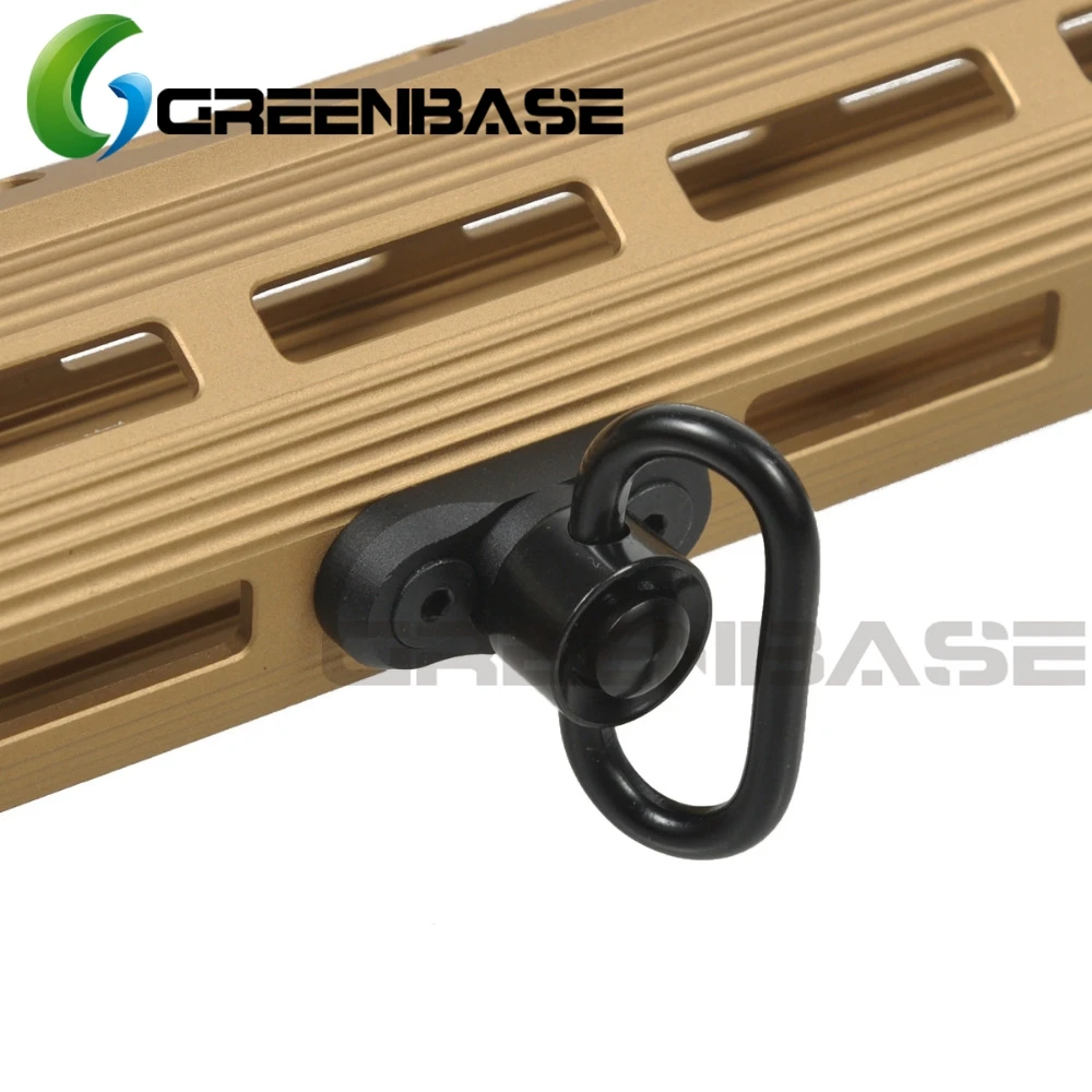 Greenbase Mlok QD ремень для ружья Поворотный рельсовый адаптер с быстроразъемной