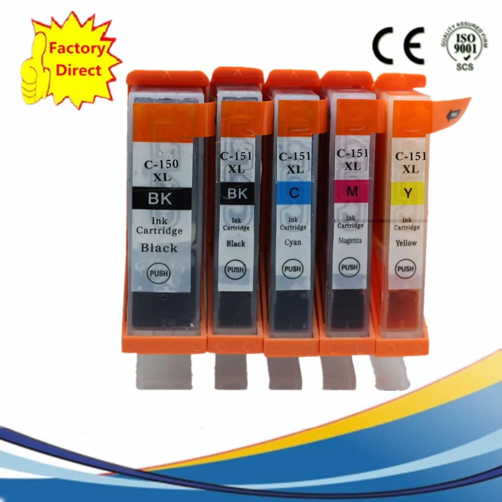 

PGI-150 PGI-150XL PGI150 PGI 150 CLI-151 для Pixma MG6310 MG6410 MG5410 MG7110 IP7210 MX721