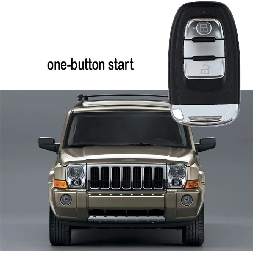 Liislee одна кнопка старт для JEEP commander умный дистанционный ключ автомобиля без ключа