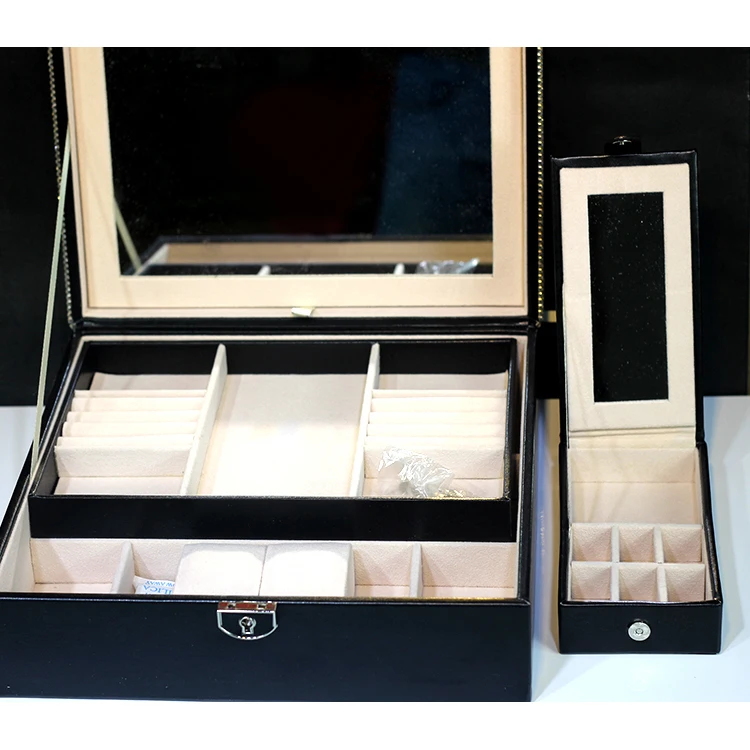 

Boxes jewelry box with mirror Bracelet storage box Gift jewelry boxes Wedding gifts Living-room decoration