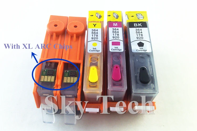 Картридж с полными чернилами для HP 178XL подходит 4620 3520 C5300 C5383 C5380 C6383 D5460 и т. д.
