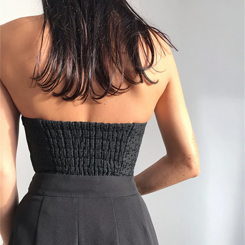 WannaThis летние топы без рукавов майки укороченный топ с воротником лодочкой и