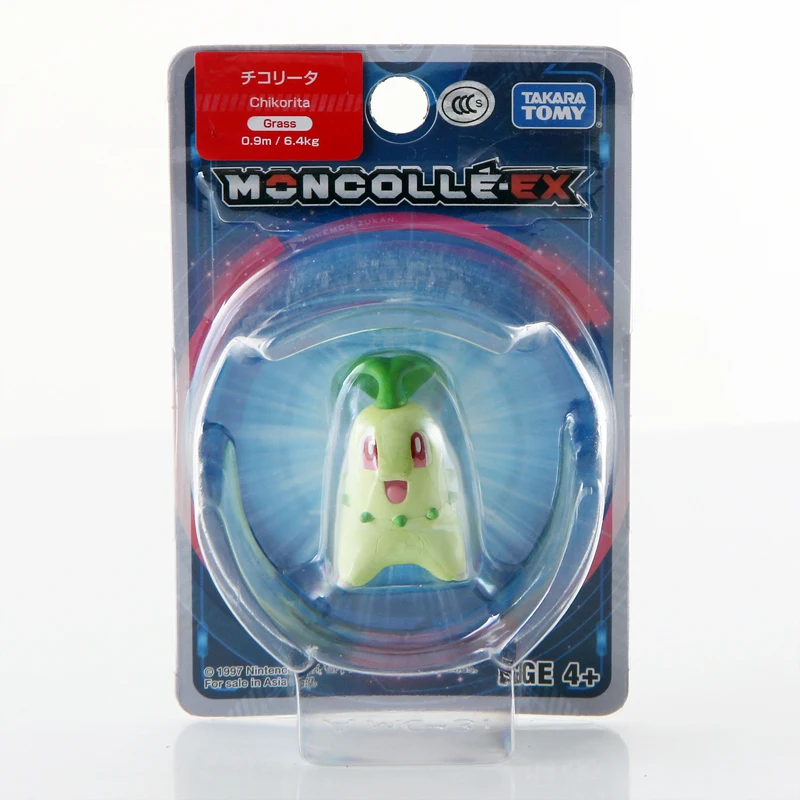 Мини игрушка Takara Tomy Pokemon Moncolle EX Sun Moon 4 см коллекция игрушек Chikocita новинка