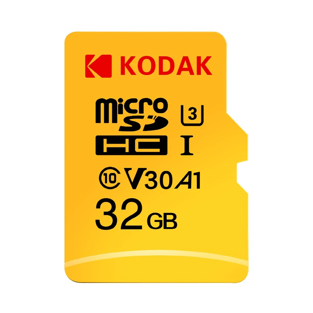 32 Гб Kodak высокоскоростной Micro Sd 32 Гб 64 Гб 128 ГБ 256 ГБ TF/SD класс 10 U3 4K карта памяти Micro sd 512 ГБ Mecard Micro Sd карта - Емкость: 32 Гб