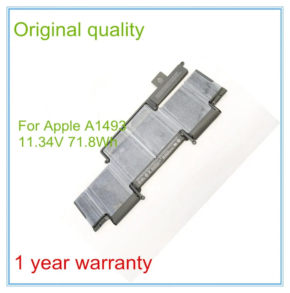 Оригинальный аккумулятор 11 34 Втч в A1493 для Pro 13 дюймов A1502 Late Mid