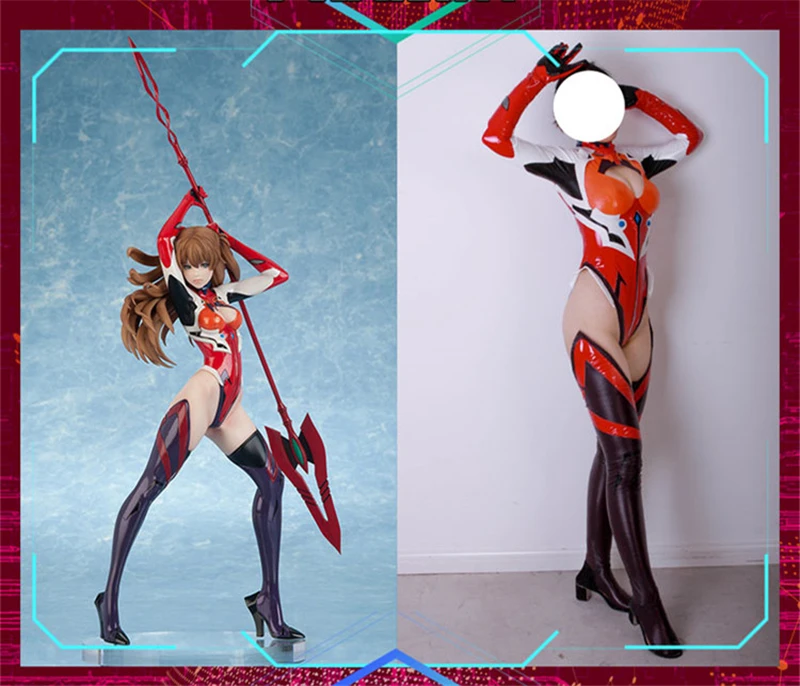 EVA Ver Asuka Langley Soryu косплей японский карнавальный костюм рождественские костюмы женские униформы комбинезоны EVA одежда