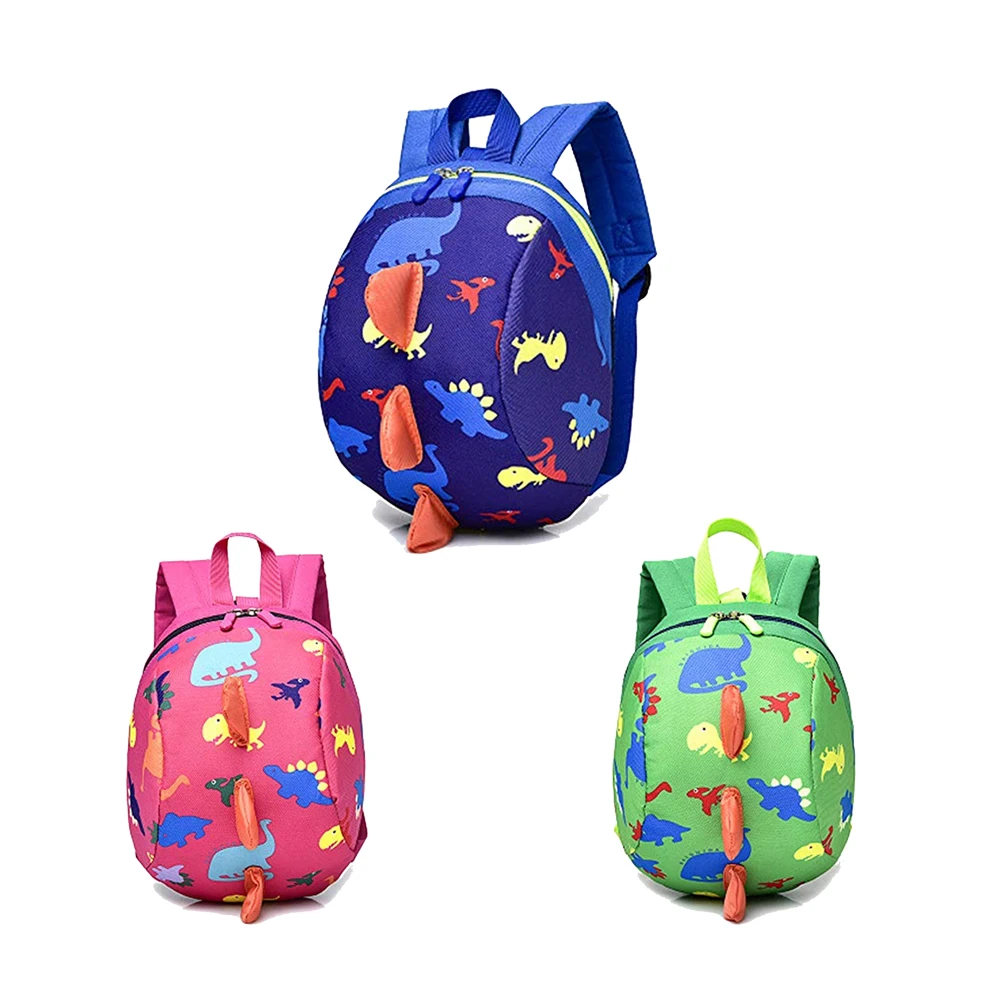 

Cute Dinosaur Children Backpack Toddler Harness Anti-Lost Kindergarten Baby Backpacks Bag 3-6 Years Old Travel Parent-Child Bags