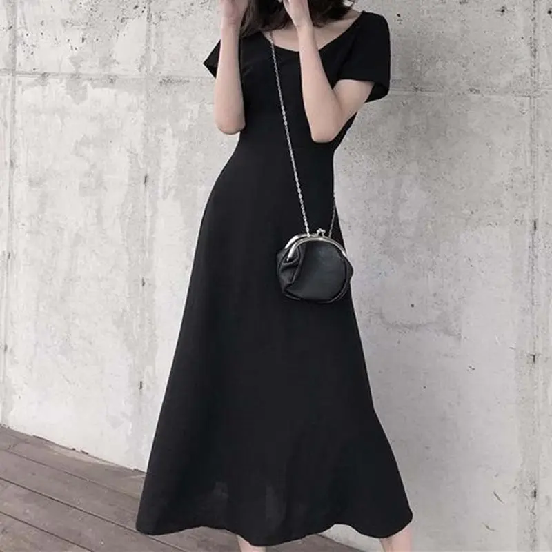 Летние Элегантные сексуальные готические пляжные женские миди платья шикарные