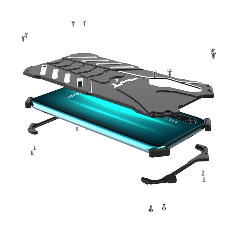 Роскошный чехол для Honor 20/Pro, алюминиевый металлический чехол с Бэтменом для huawei Honor 20/Pro, тонкий жесткий противоударный чехол для телефона s