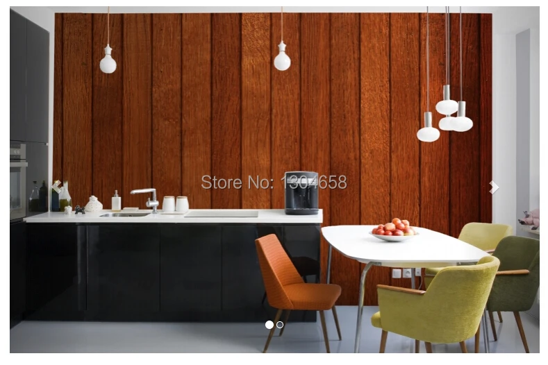 Большие Настенные обои с текстурой из лакированной древесины на заказ для ТВ