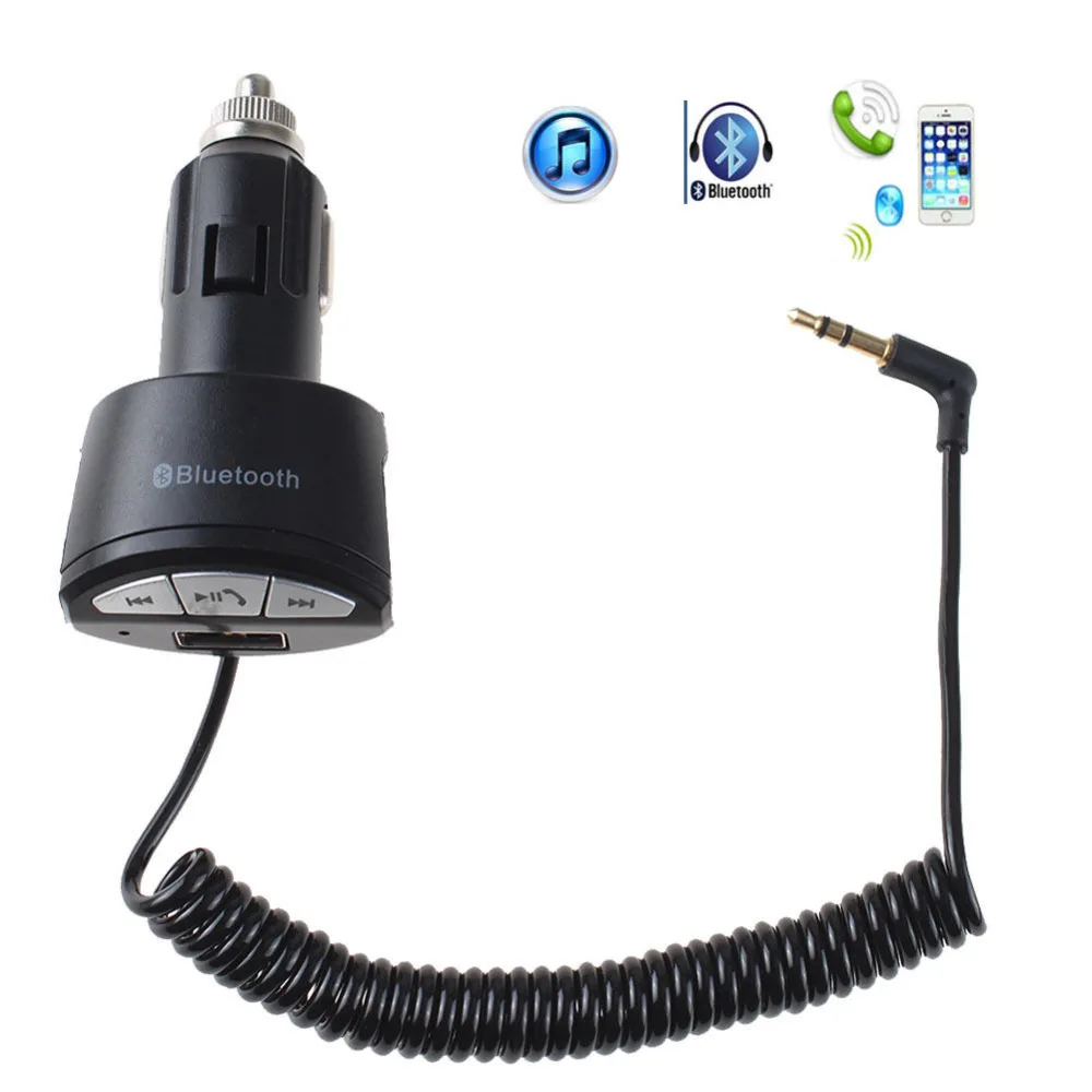 Новый дизайн автомобильный FM передатчик беспроводной Bluetooth Автомобильный MP3
