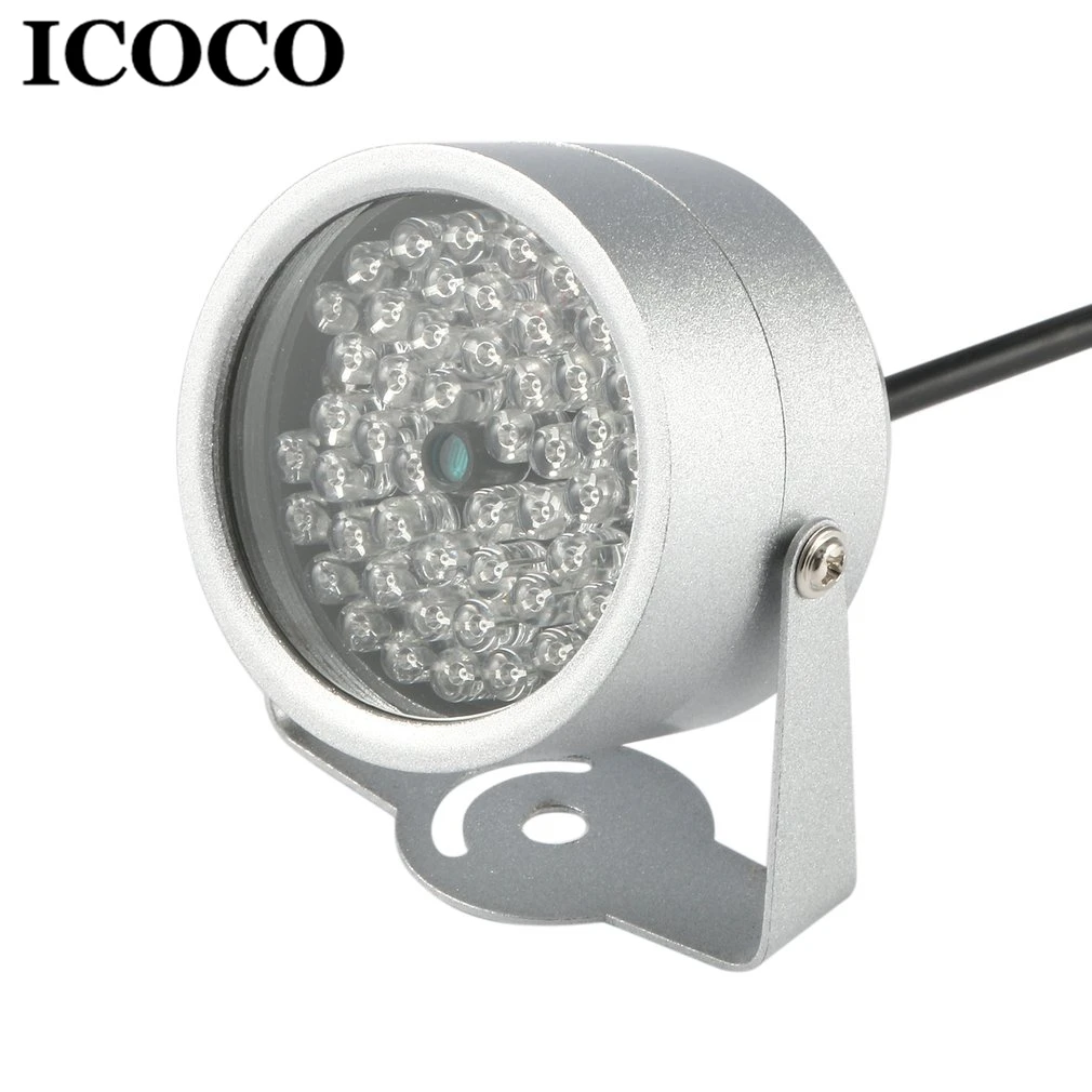 ICOCO 48 LED illuminator Light IR Lamp Securit 850nm 12V CCTV Infrared Night Vision Fill For Surveillance Camera | Лампы и освещение