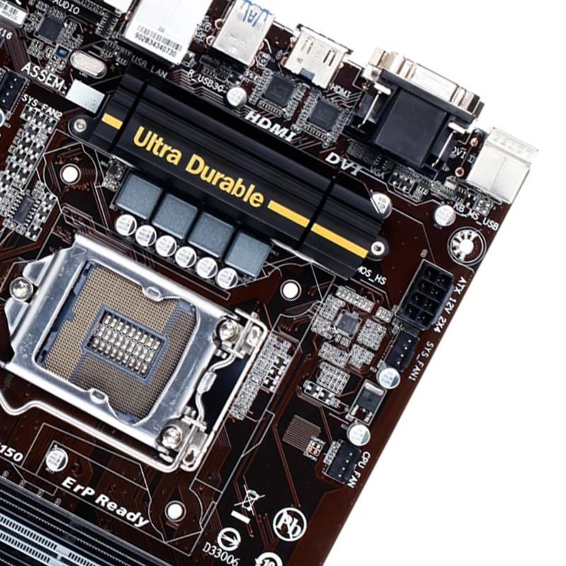 GIGABYTE GA-B85M-D3H рабочего Материнская плата LGA1150 i3 i5 i7 DDR3 USB3.0 микро-atx корпус
