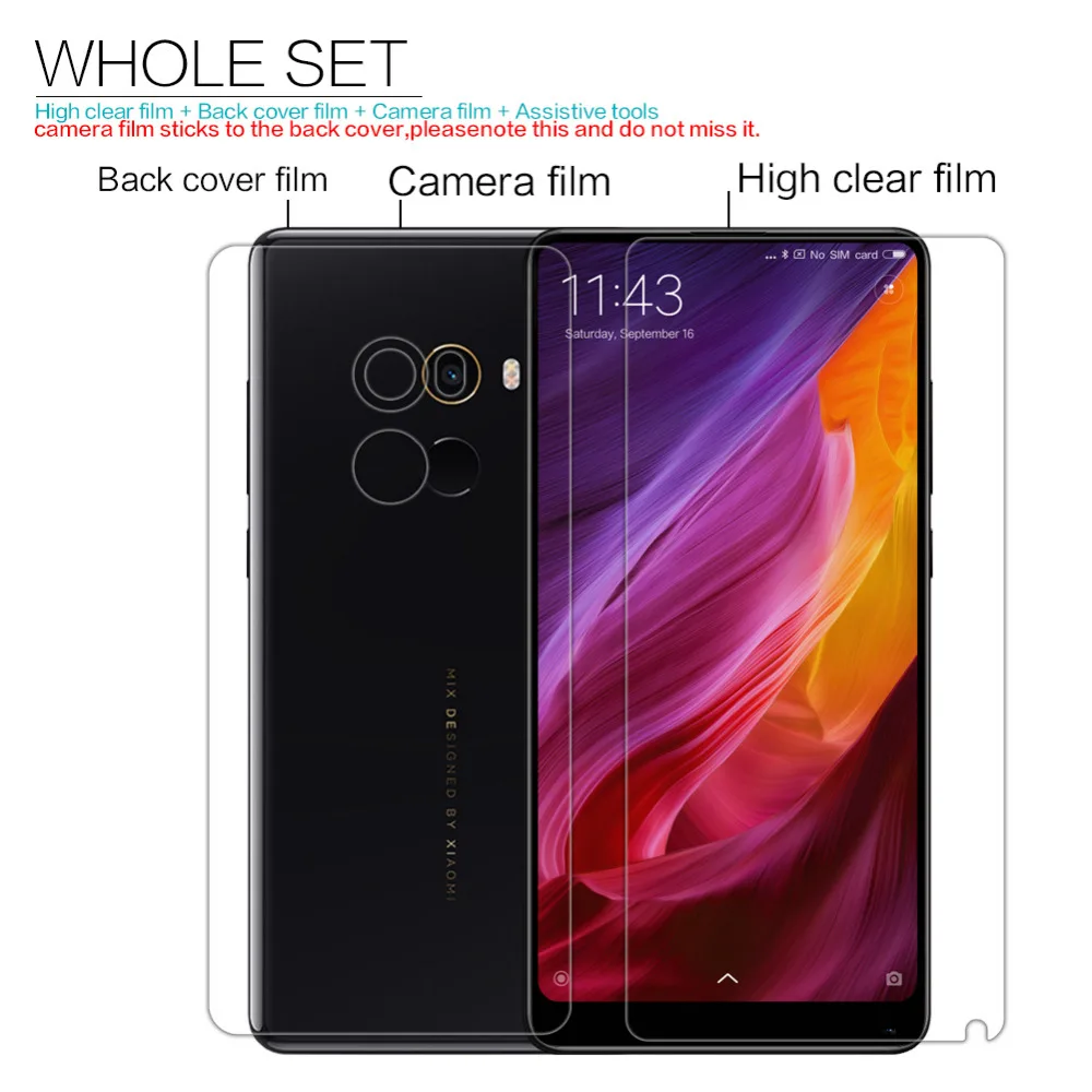 Nillkin Xiaomi mi X 2 закаленное стекло Xiaomi mi X 2 стеклянная пленка Amazing H+ Pro 0,2 мм Защита экрана для mi X 2 S/mi x2S