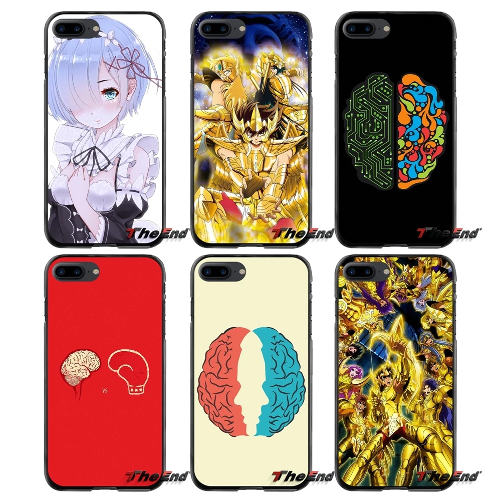 Жесткий чехол для телефона с левой и правой головкой Re Zero Saint Seiya Japanese Samsung Galaxy S3 S4 S5