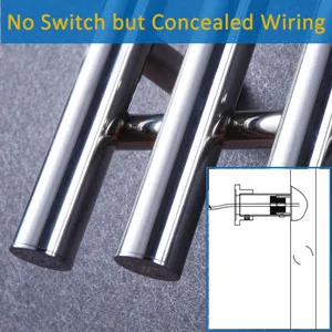 NO SWITCH NO PLUG Новинка, вертикальный полотенцесушитель для ванной комнаты, сухая одежда, обувь из нержавеющей стали, 304, настенный Электрический полотенцесушитель, HZ-932A - Цвет: NO SWITCH NO PLUG