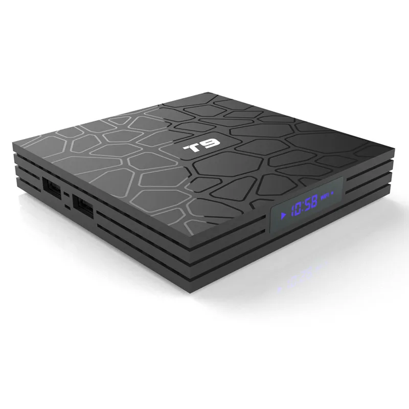 ТВ приставка RK3328 5 шт./Лот android 8 1 T9 2 4 ГГц Wi Fi 100 Мбит/с Android TV плеер|ТВ-приставки и