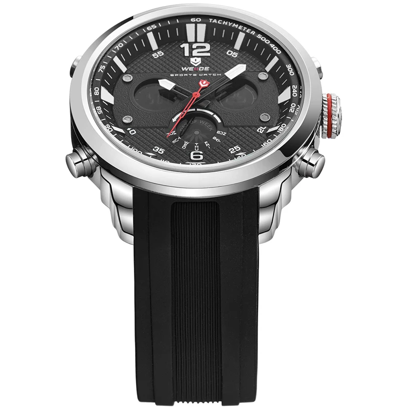 WEIDE Модные светодиодные цифровые кварцевые часы мужские военные спортивные часы Неделя дисплей мужские наручные часы Время часы Relogio Masculino