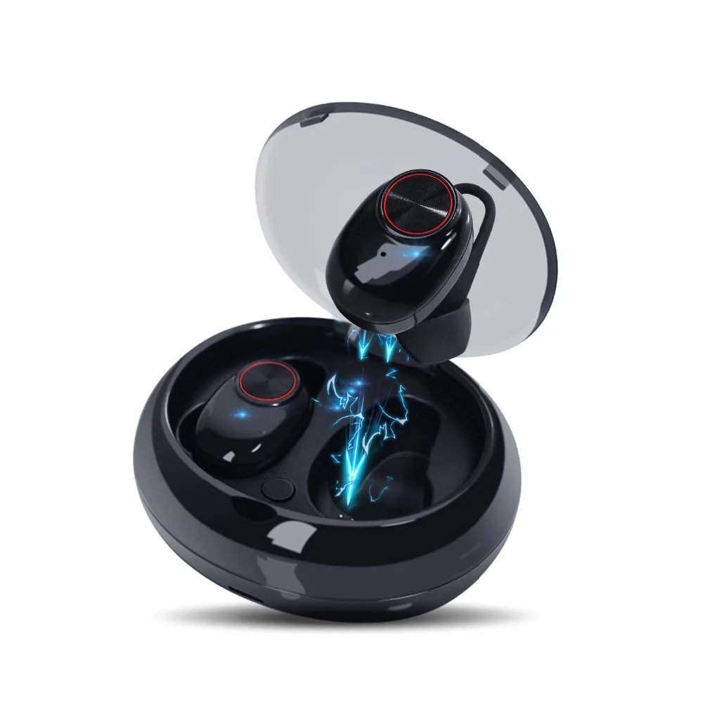 Беспроводные наушники Bluetooth V5.0 в ухо 3D стерео звук спортивные гарнитура