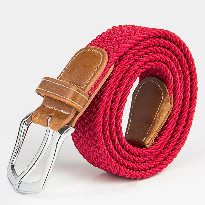 Elastic Belt Knitted Canvas Long Belts Decoration Girdle Female Pin Buckle Strap Unisex Adult Casual High Quality Fashion 2019 | Аксессуары
