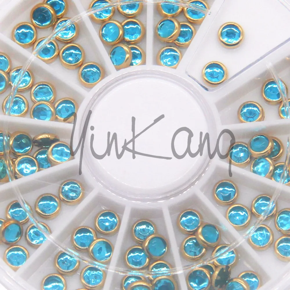 Новинка 2016 сапфировые 3D накладные ногти драгоценные камни кристаллы