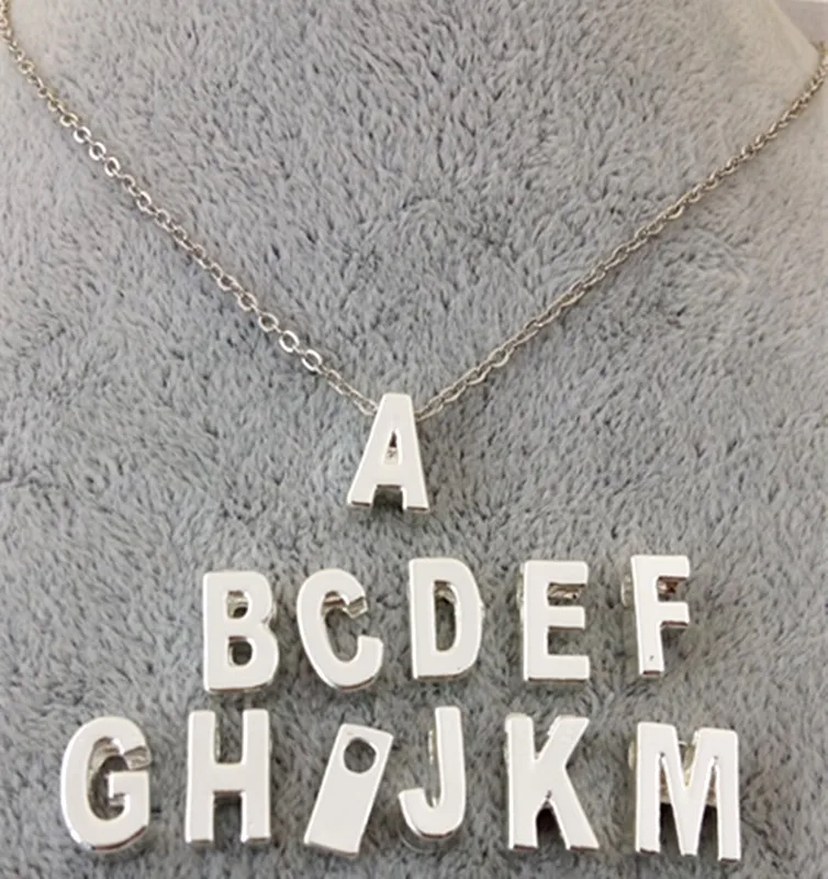 2 шт./компл. кулон с буквенным именем и любовным сердцем Ювелирное Украшение